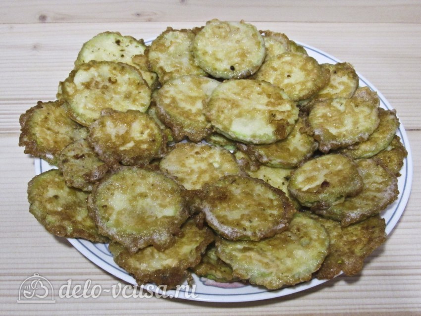 Кабачки под майонезом