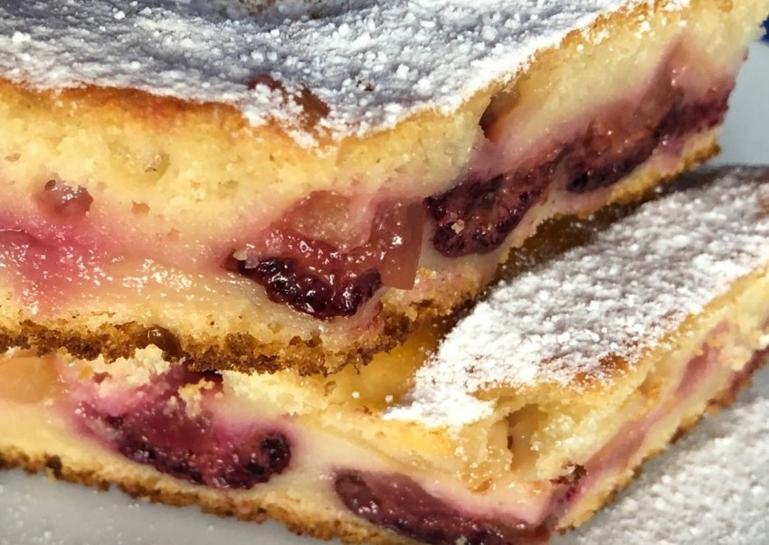 Очень вкусный пирог со сливами