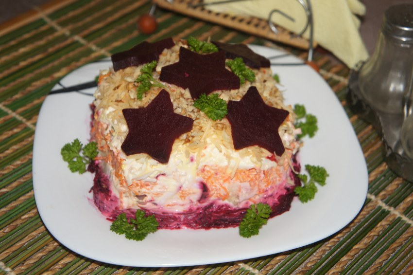 Салат Сова 3 в 1