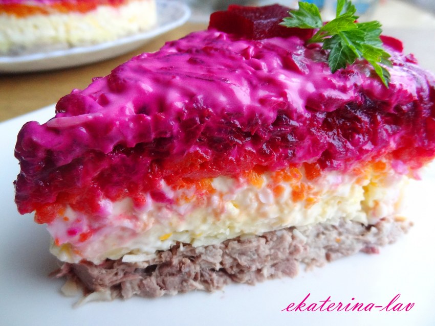 Салат из свёклы «генерал»