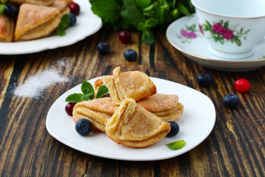 Пасхальное творожное печенье с курагой
