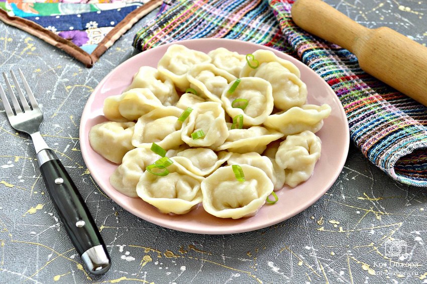 Вареники с картошкой и печенью