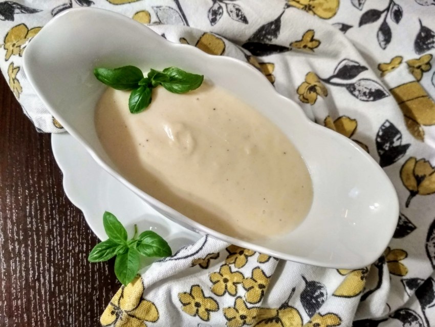 Соус бешамель с овощами