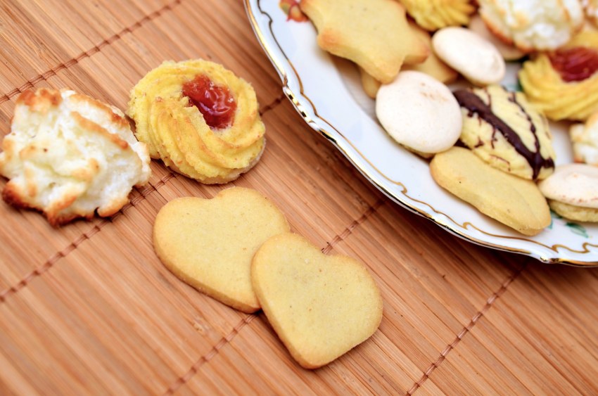 Красивое печенье с начинкой