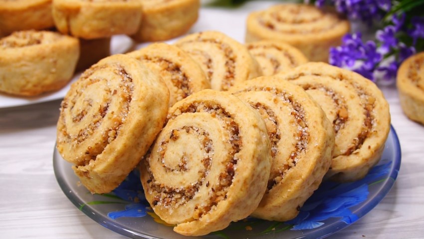 Печенье орешки со сгущенкой