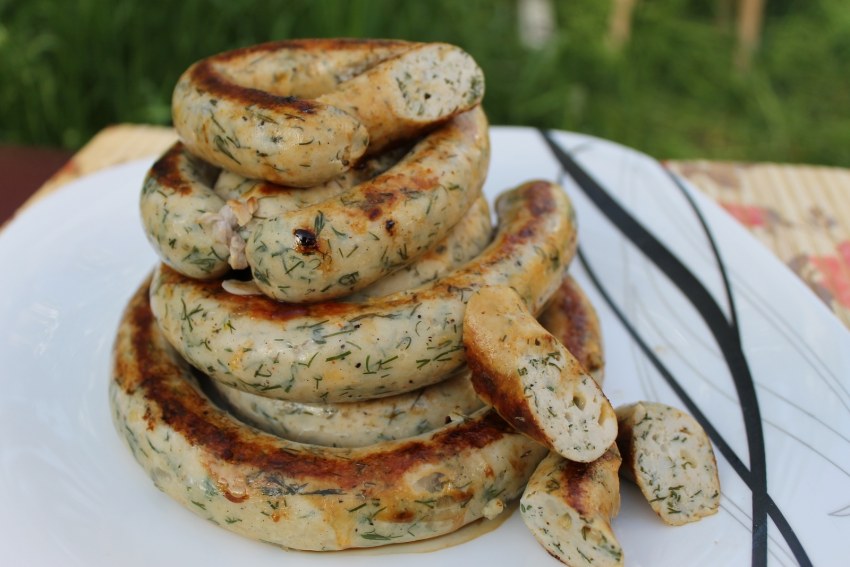 Колбаски куриные готовые