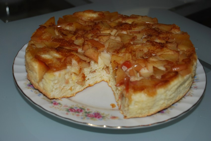 Бананово-Карамельный пирог-перевертыш