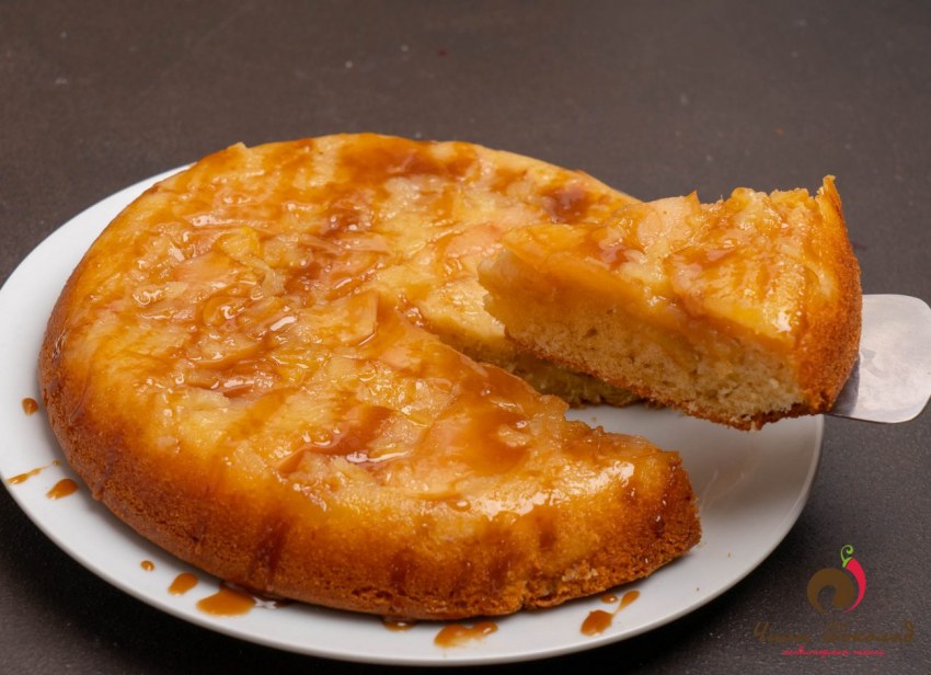 Пирог с карамелью