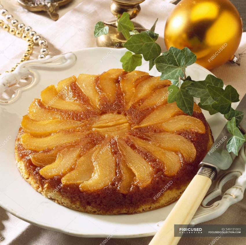 Яблочный пирог с карамелью