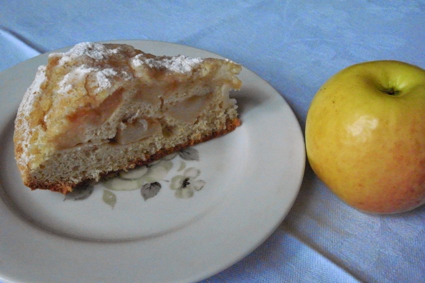 Карамелизированный яблочный пирог