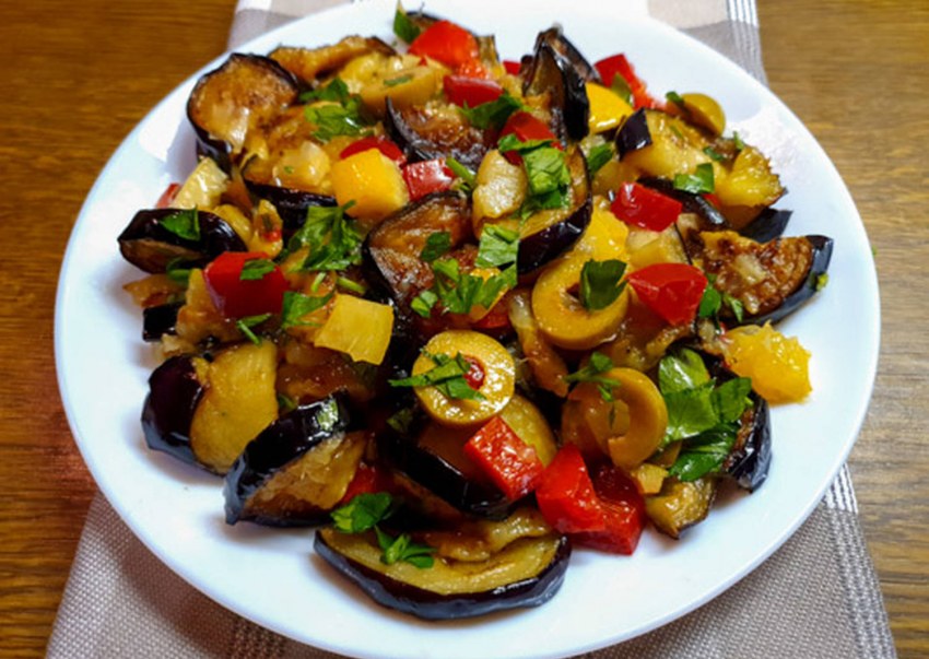 Салат из баклажанов вкуснотища