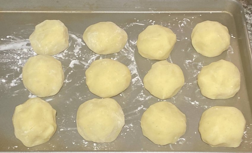Клецки с мачанкой