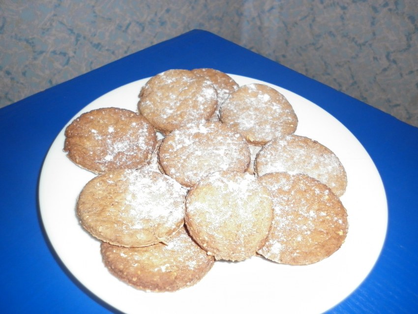 Рецепт овсяного печенья с цедрой апельсина