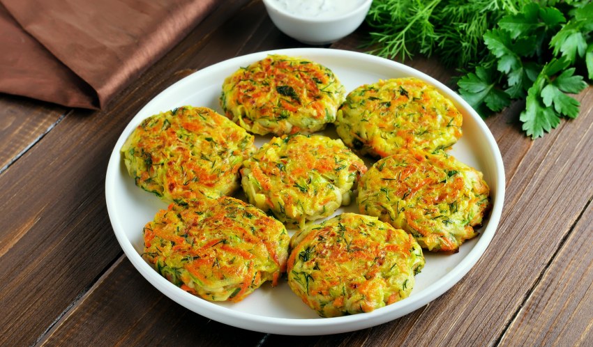 Морковные оладьи