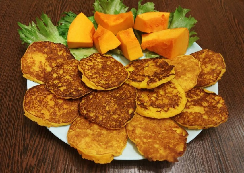 Оладьи из свеклы и моркови