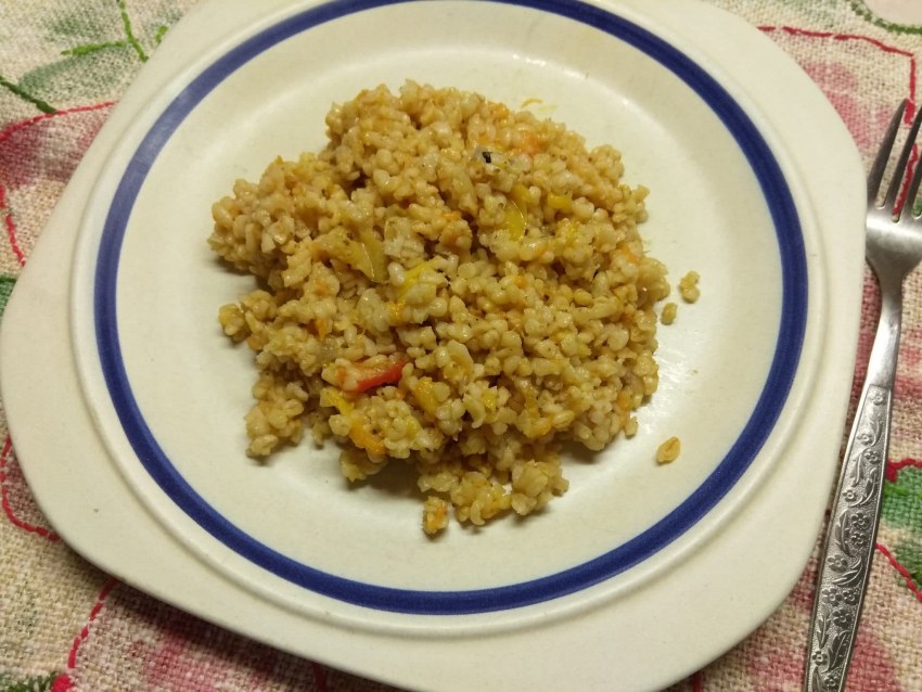 ПП котлеты морковкой и булгур