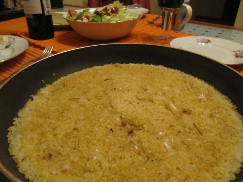 Свинина с булгуром