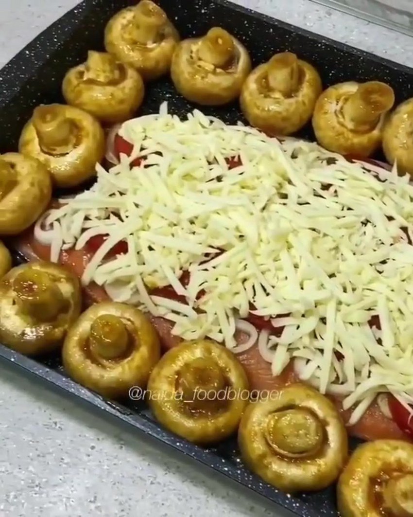 Треска запеченная с сыром