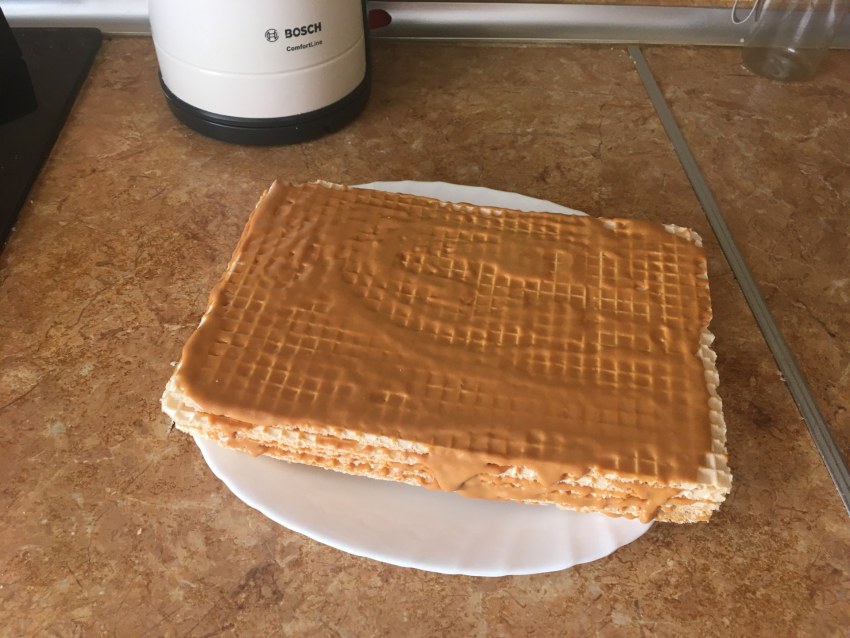 Домашний торт со сгущенкой украшение