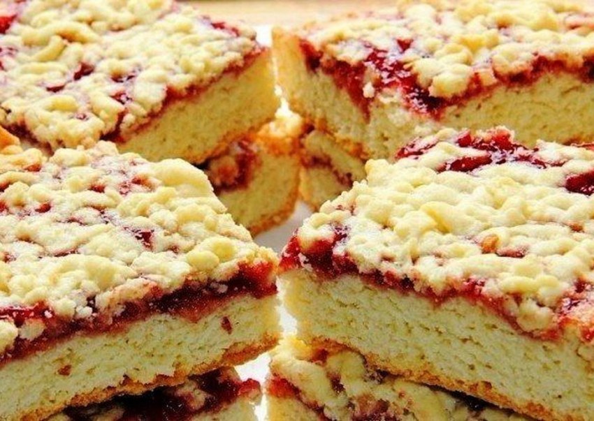 Печенье с вареньем и безе