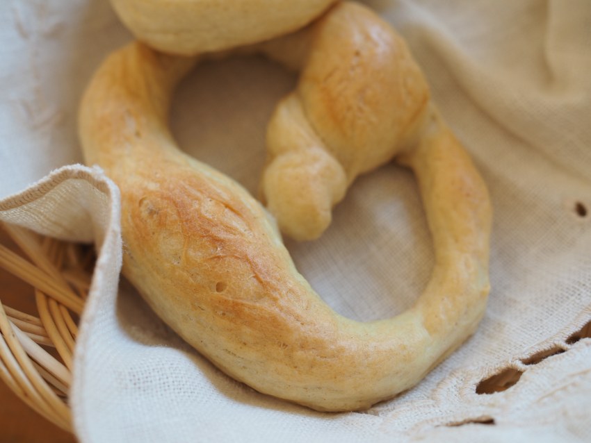 Булочки крендельки