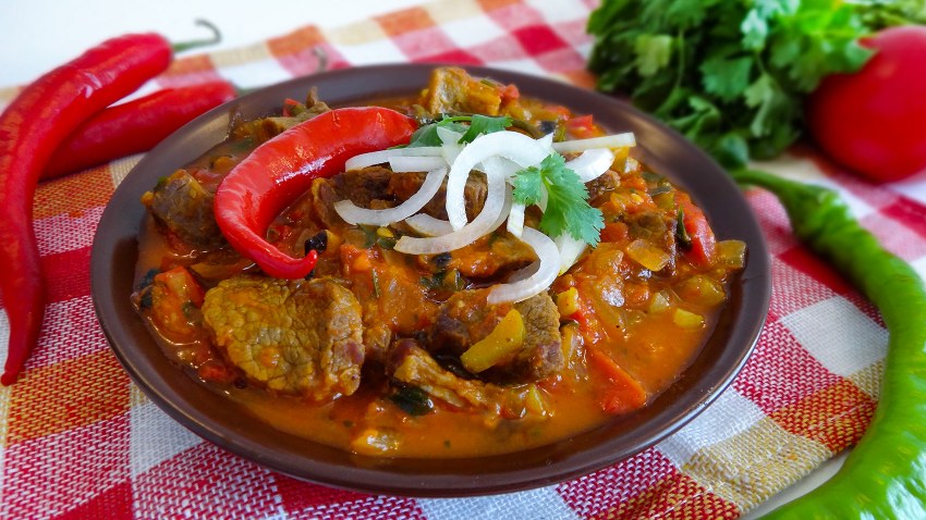 Грузинская кухня остри
