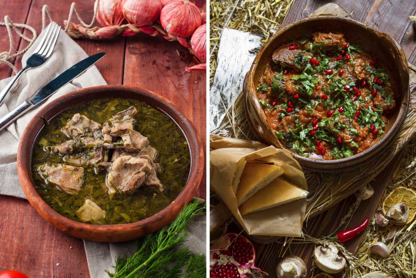 Грузинская кухня Чакапули