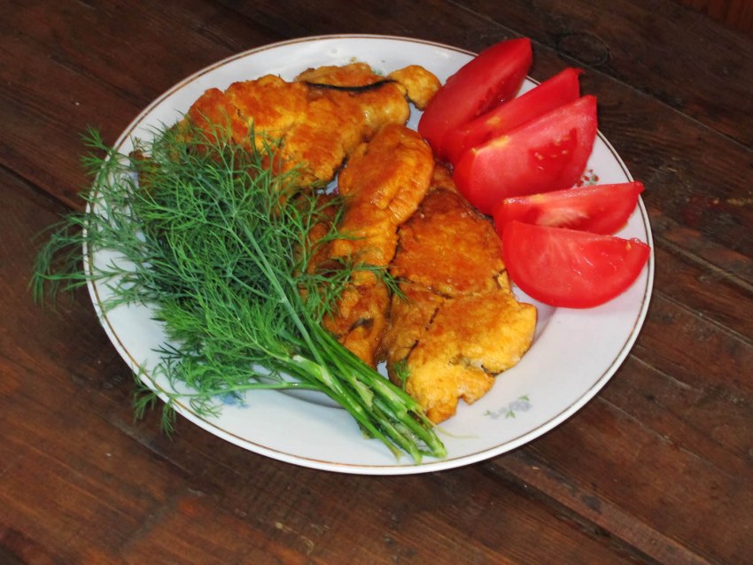 Щучья икра с крымским луком