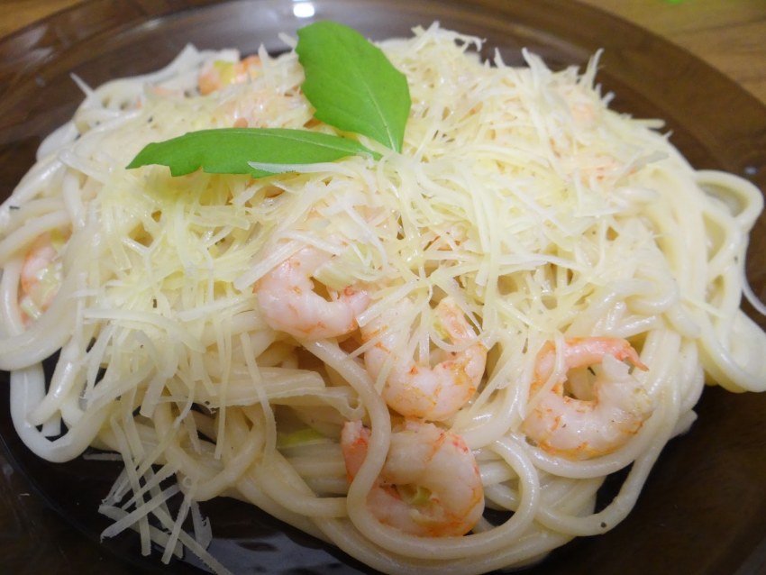 Паста с креветками