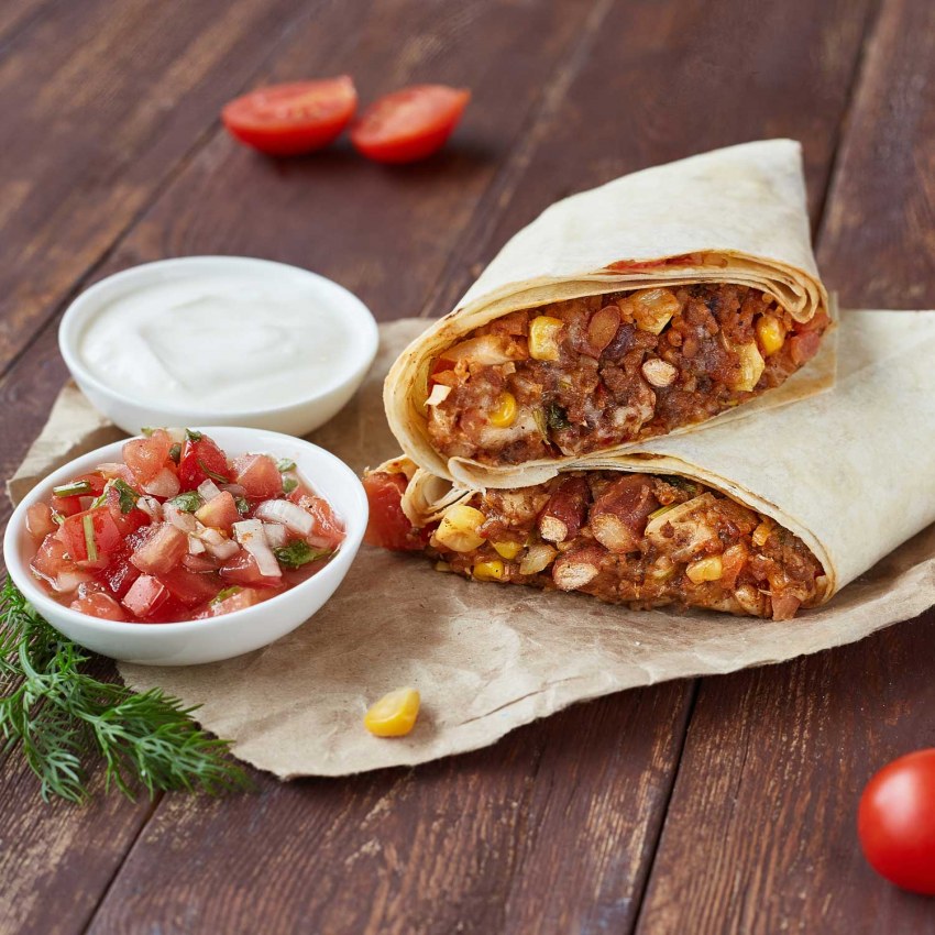 Бурито Мексиканская кухня