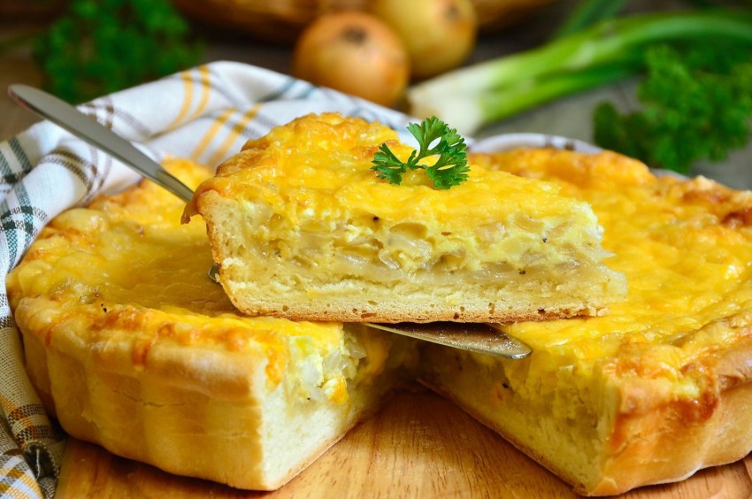 Высоцкая Юлия луковый пирог