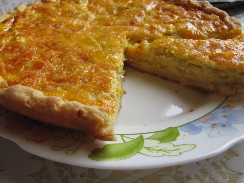 Французский луковый пирог классический