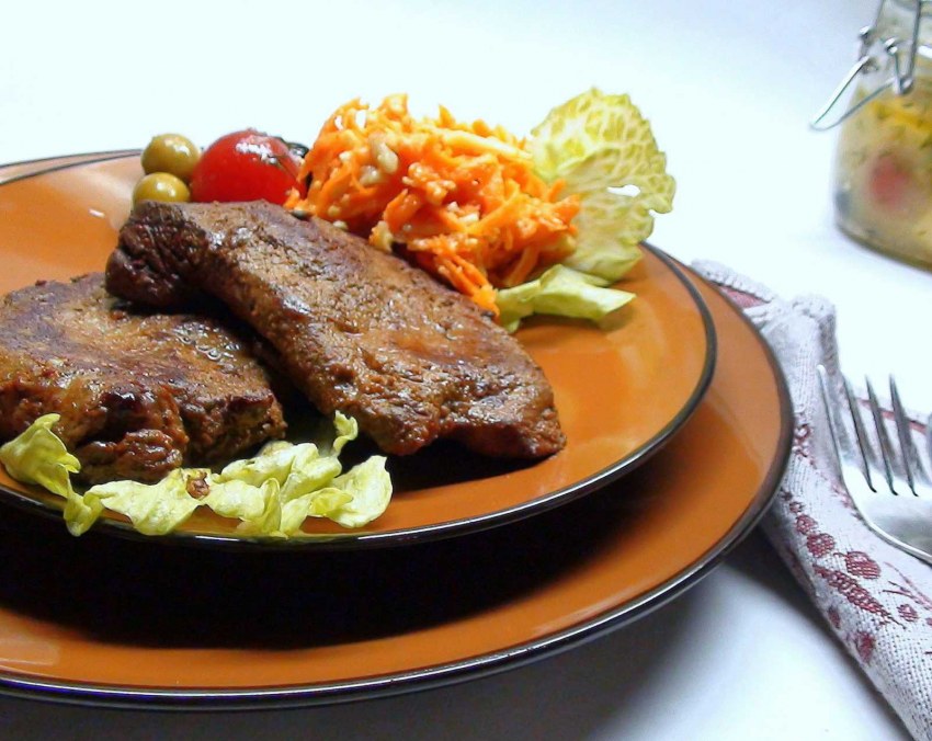 Лепешки печеночные из говяжьей печени без манки