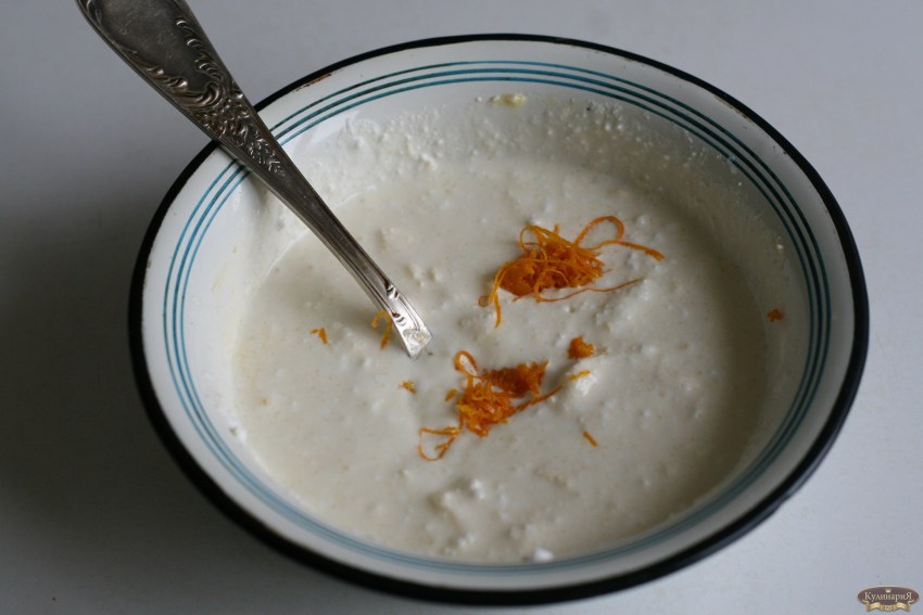 Манная каша с пенкой