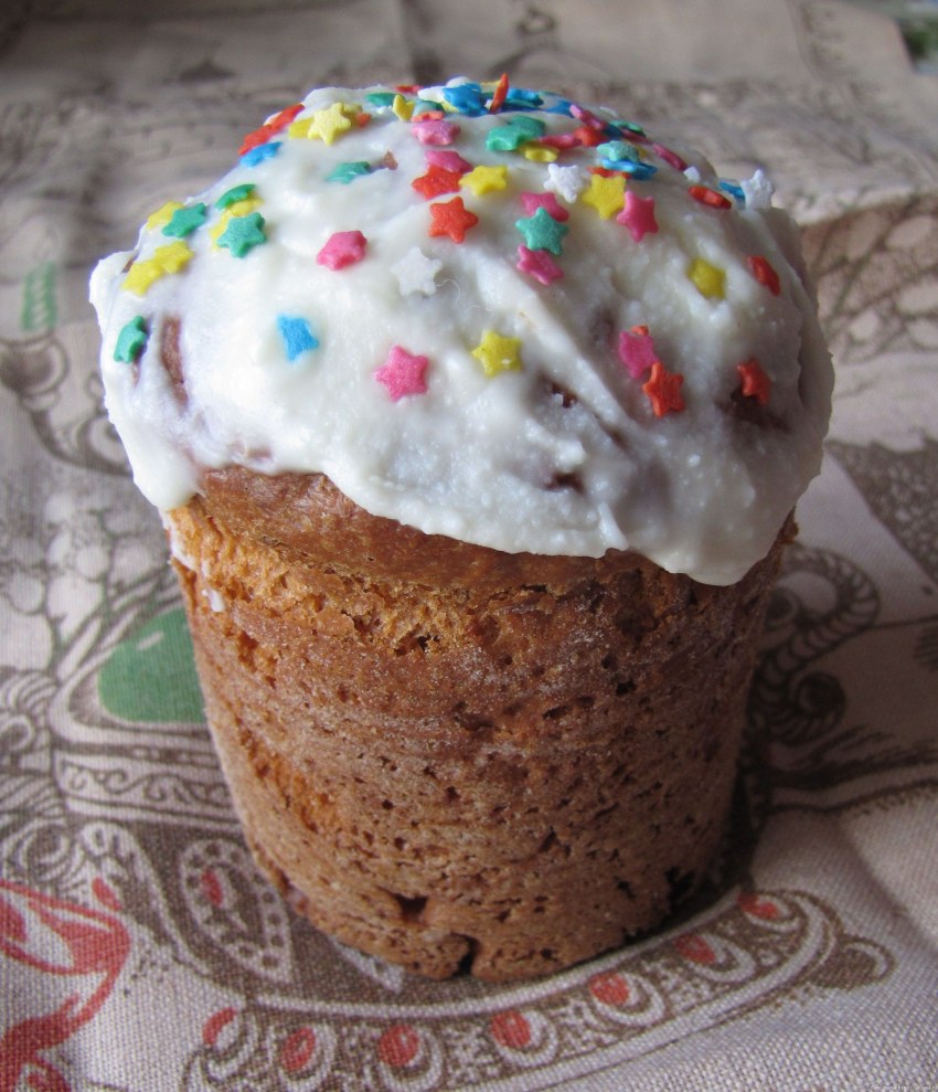 Сахарная глазурь для кулича