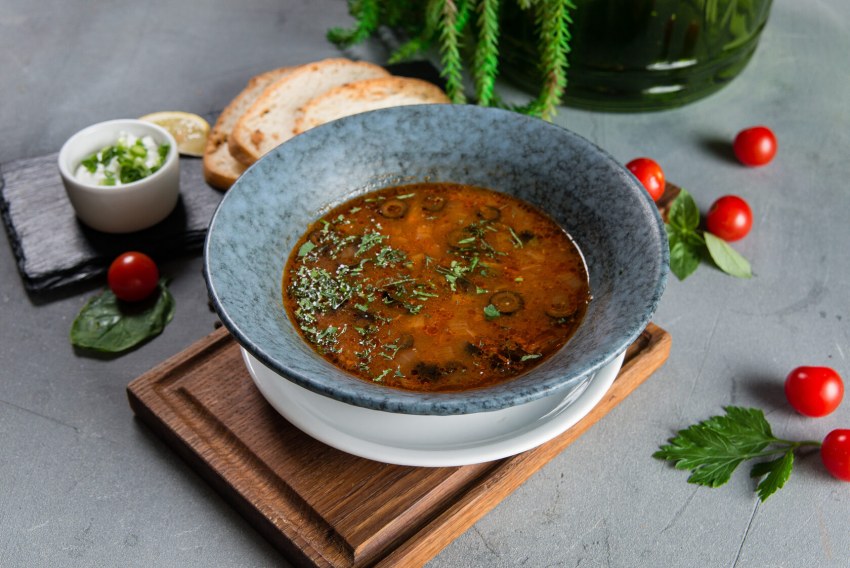 Солянка мясная консистенция