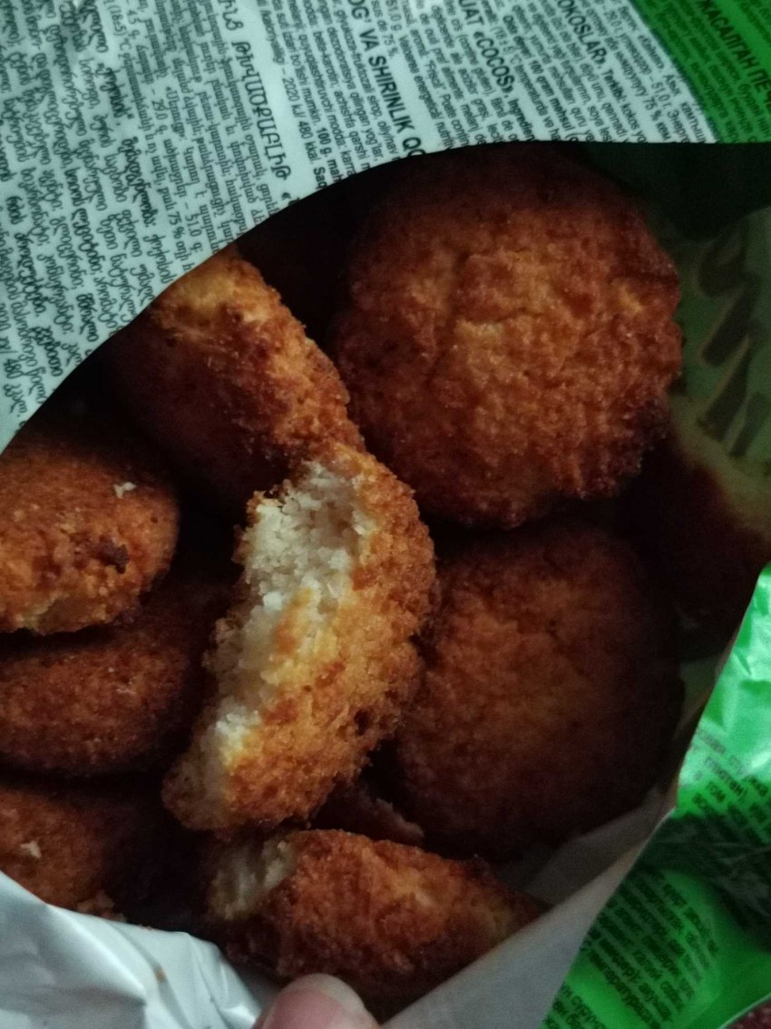 Печенье песочное из кокосовой муки