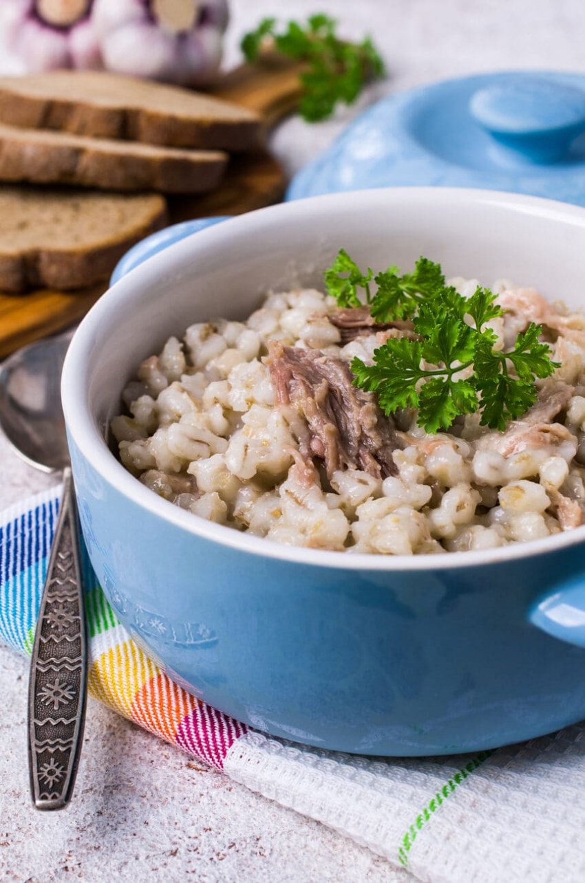 Гречневая каша с шампиньонами