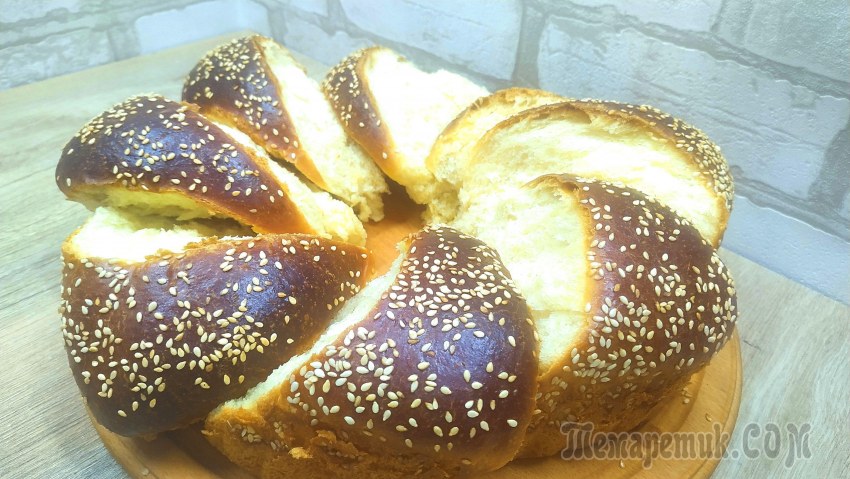 Калач с мясом