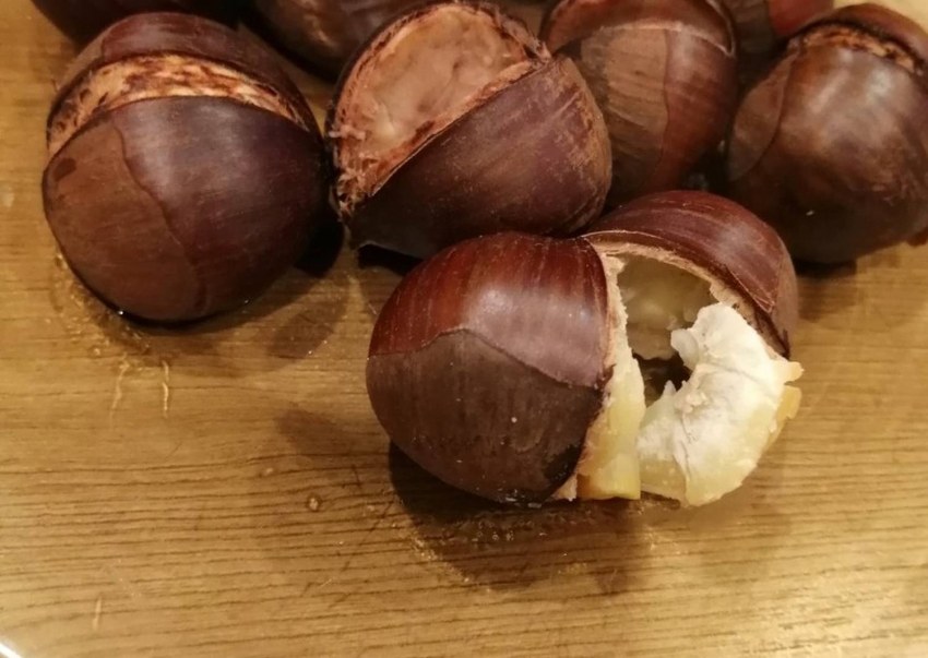 Шкурки от каштанов