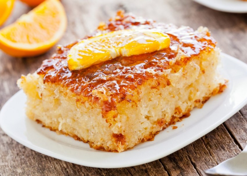 Насыпной яблочный пирог три стакана