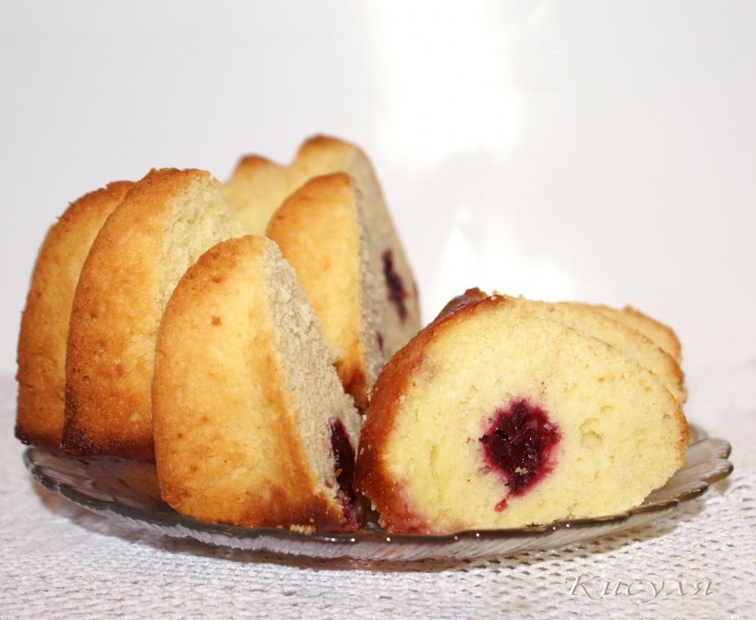 Кекс с апельсиновым соком