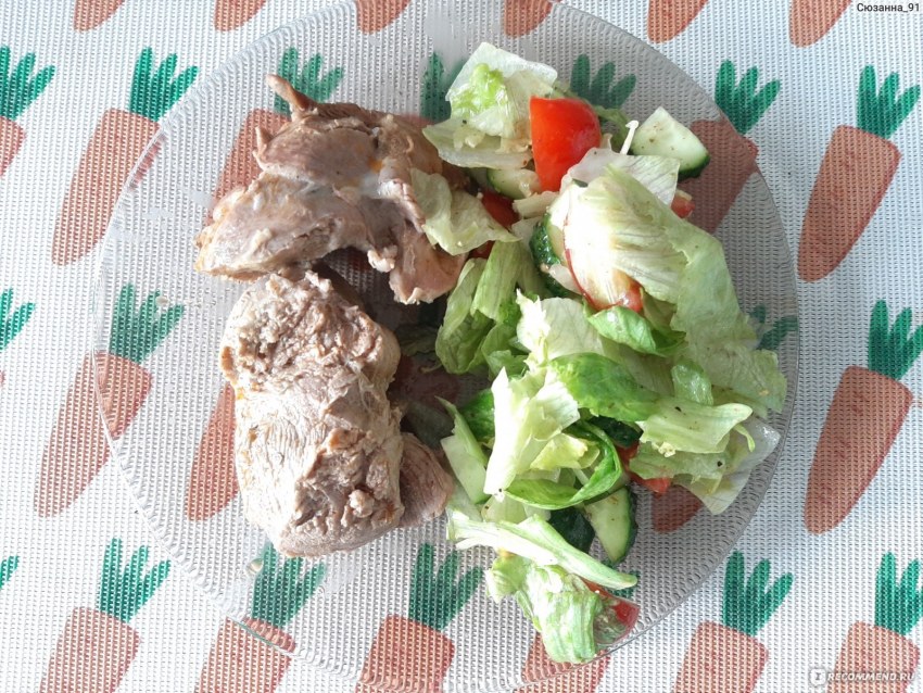 Цезарь с креветками и айсбергом