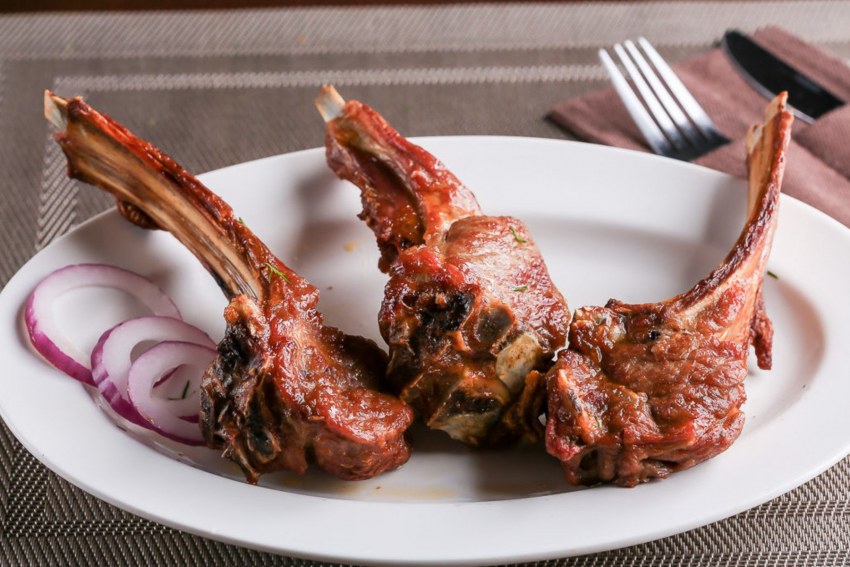 Баранья корейка шашлык