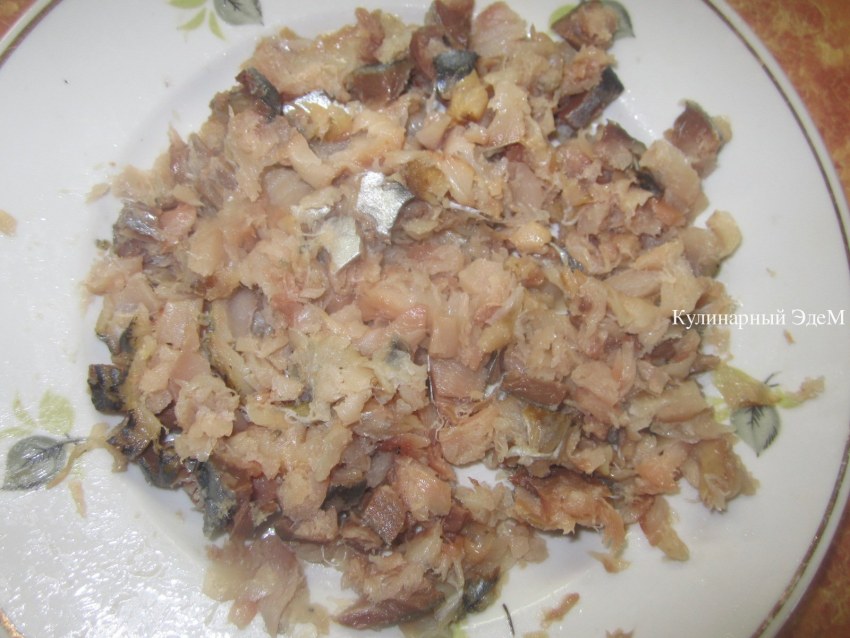 Салат из скумбрии
