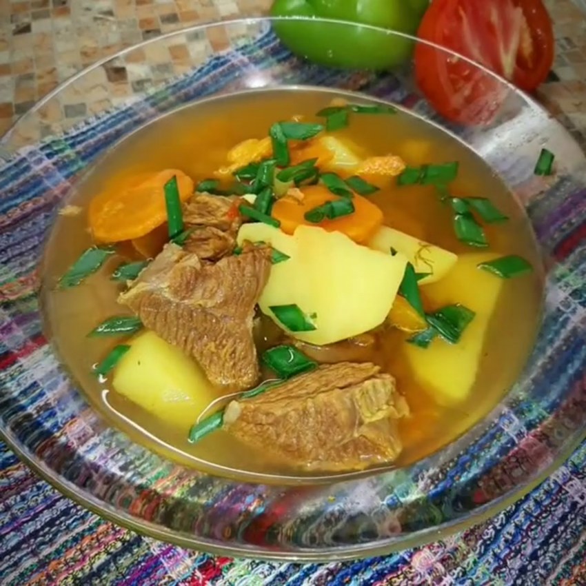 Шурпа с косточкой