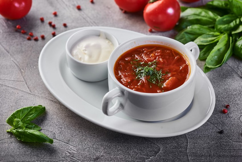 Борщ с мясом