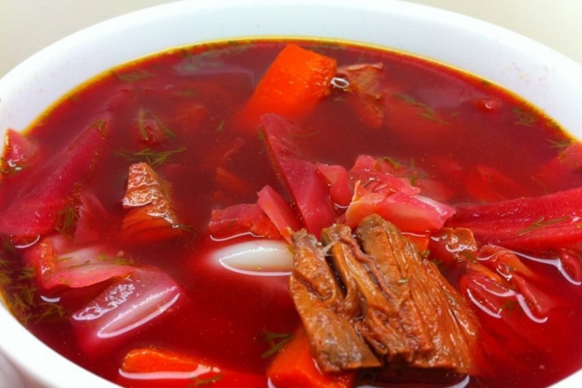 Как приготовить борщ с мясом пошаговый рецепт