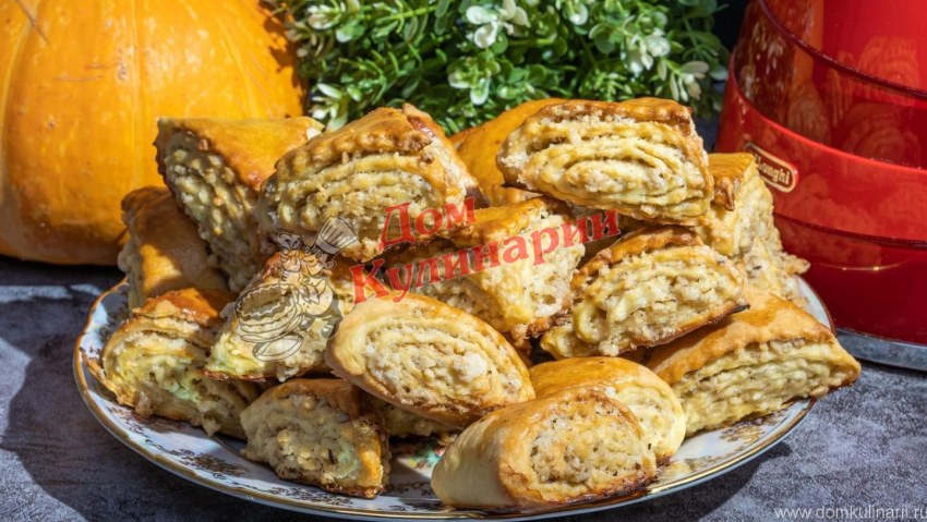 Гата с орехами
