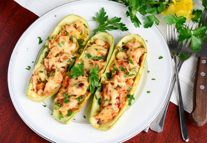 Кабачки цуккини фаршированные